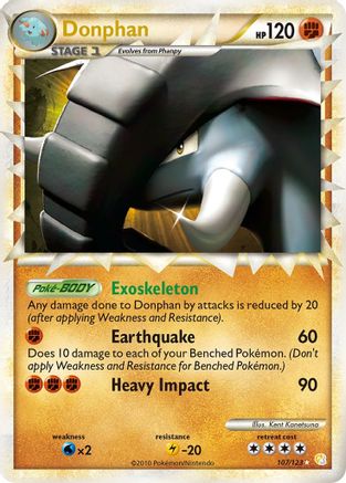 Image of Donphan (107/123) [HeartGold & SoulSilver: Base Set]