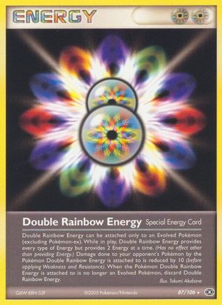 Image of Double Rainbow Energy (87/106) (Stamped) [EX: Emerald]