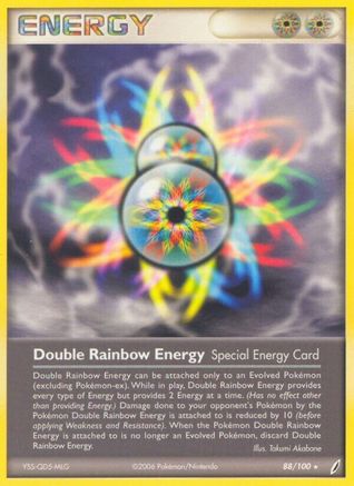 Image of Double Rainbow Energy (88/100) (Stamped) [EX: Crystal Guardians]