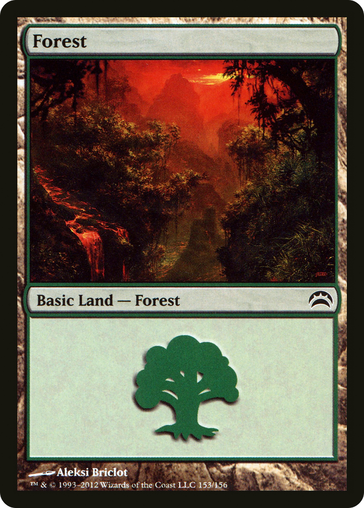 Image of Forest (153) (PC2-153) - Planechase 2012 Foil