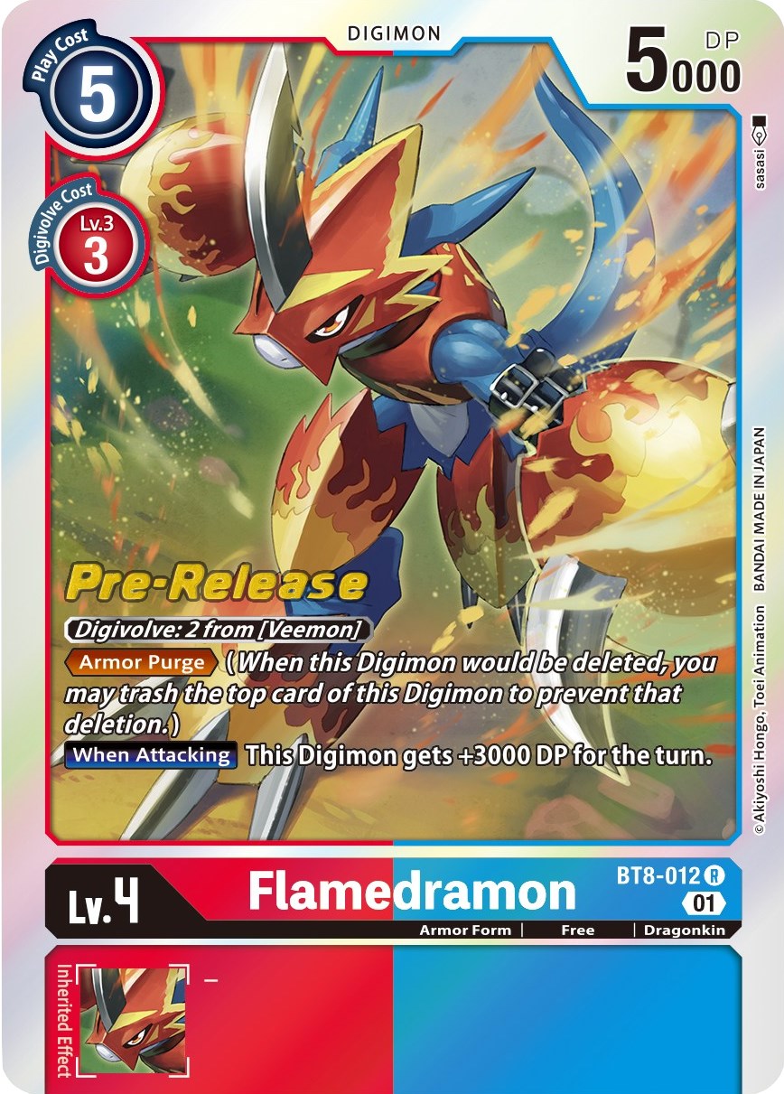 Image of Flamedramon [BT8-012] [New Awakening Pre-Release Cards]