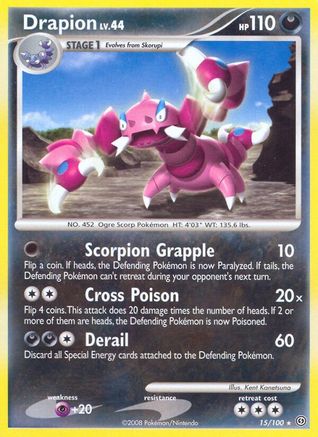 Image of Drapion (15/100) [Diamond & Pearl: Stormfront]
