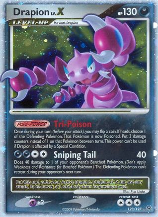 Image of Drapion LV.X (123/127) [Platinum: Base Set]