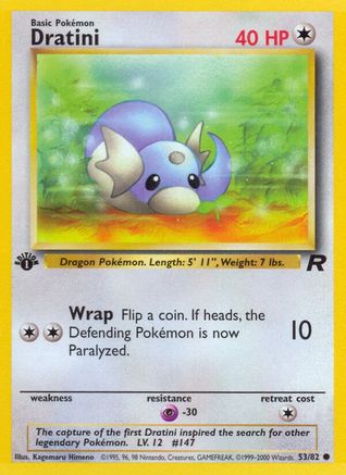 Image of Dratini (53/82) [Team Rocket 1st Edition]