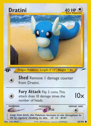 Image of Dratini (63/105) [Neo Destiny 1st Edition]