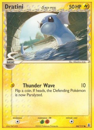 Image of Dratini (66/113) (Delta Species) (Stamped) [EX: Delta Species]