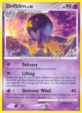 Image of Drifblim (16/100) [Diamond & Pearl: Stormfront]