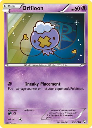 Image of Drifloon (49/124) [Black & White: Dragons Exalted]