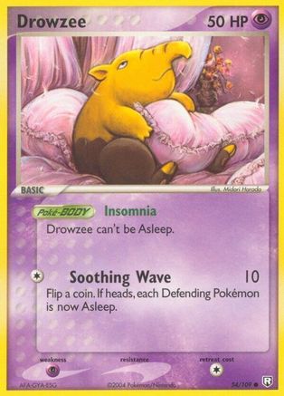 Image of Drowzee (54/109) (Stamped) [EX: Team Rocket Returns]