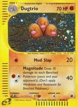 Image of Dugtrio (10/165) [Expedition: Base Set]