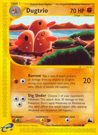 Image of Dugtrio (52/144) [Skyridge]