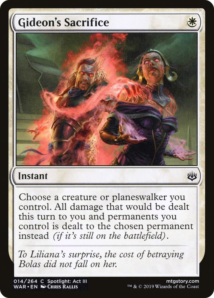 Image of Gideon's Sacrifice [War of the Spark]