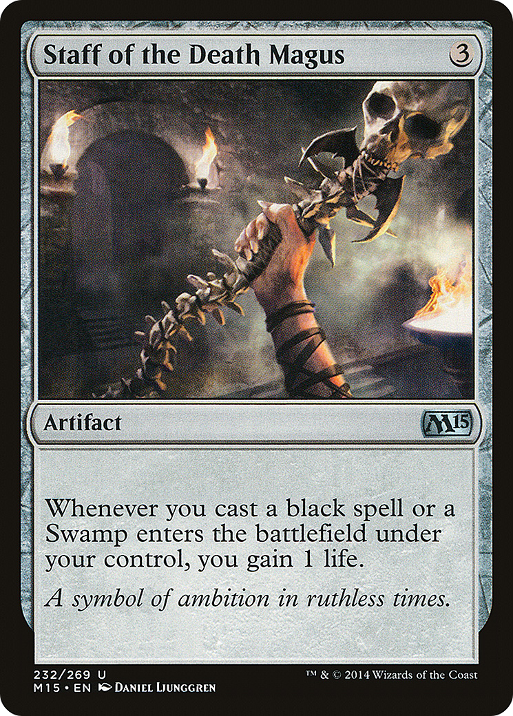 Image of Staff of the Death Magus [Magic 2015]