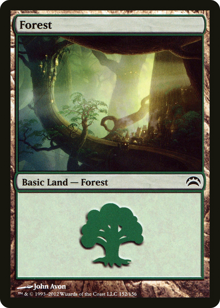 Image of Forest (152) (PC2-152) - Planechase 2012 Foil