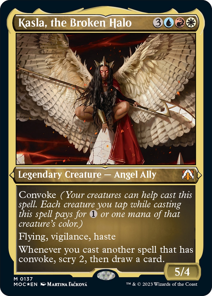 Image of Kasla, the Broken Halo (Display Commander) [March of the Machine Commander]