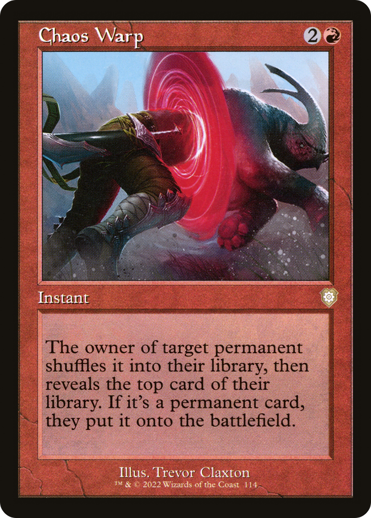 Image of Chaos Warp (Retro) [The Brothers' War Commander]