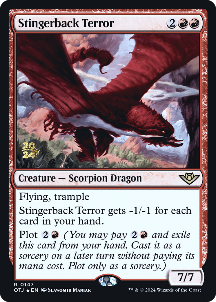 Image of Stingerback Terror [Outlaws of Thunder Junction Prerelease Promos]