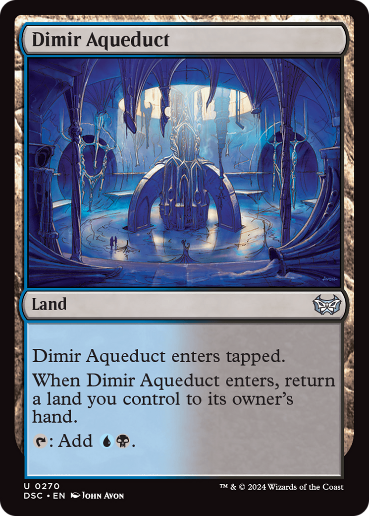 Image of Dimir Aqueduct [Duskmourn: House of Horror Commander]