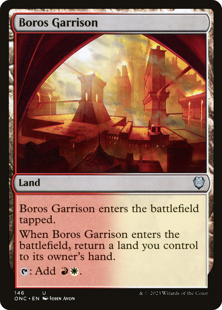 Image of Boros Garrison [Phyrexia: All Will Be One Commander]