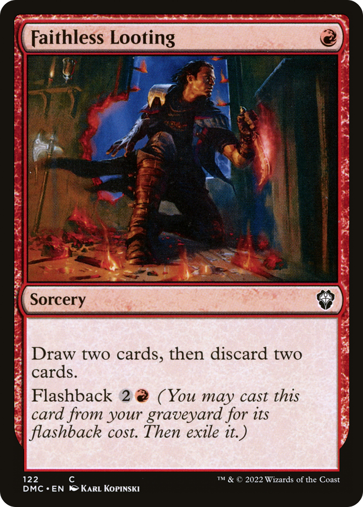 Image of Faithless Looting [Dominaria United Commander]