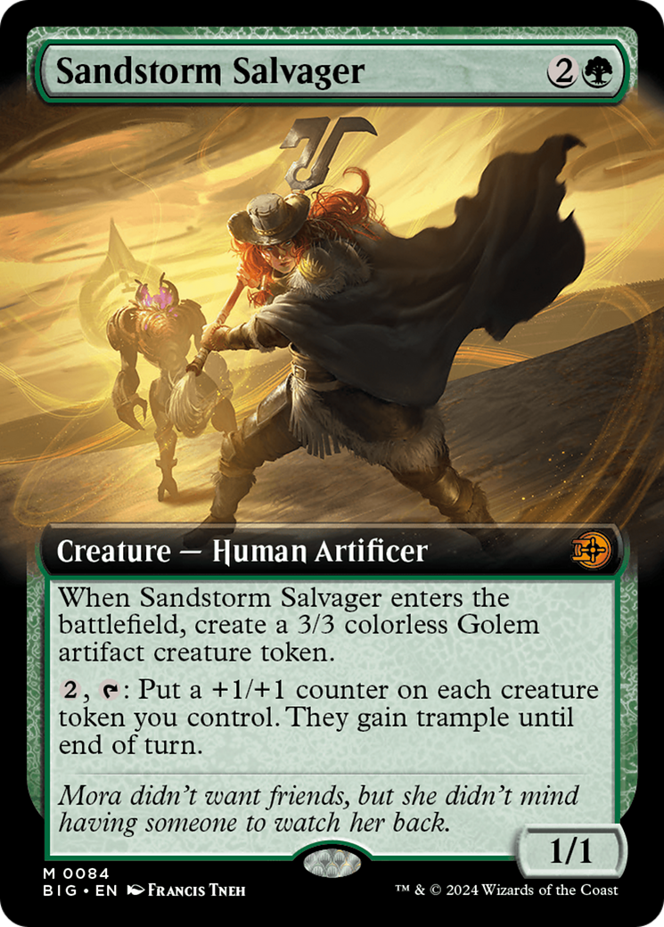 Image of Sandstorm Salvager (Extended Art) [Outlaws of Thunder Junction: The Big Score]