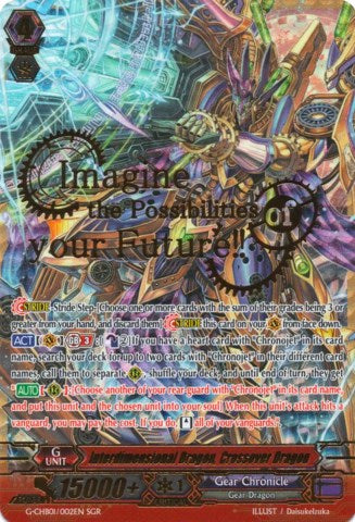 Image of Interdimensional Dragon, Crossover Dragon (SGR) (G-CHB01/002EN) [TRY3 NEXT]