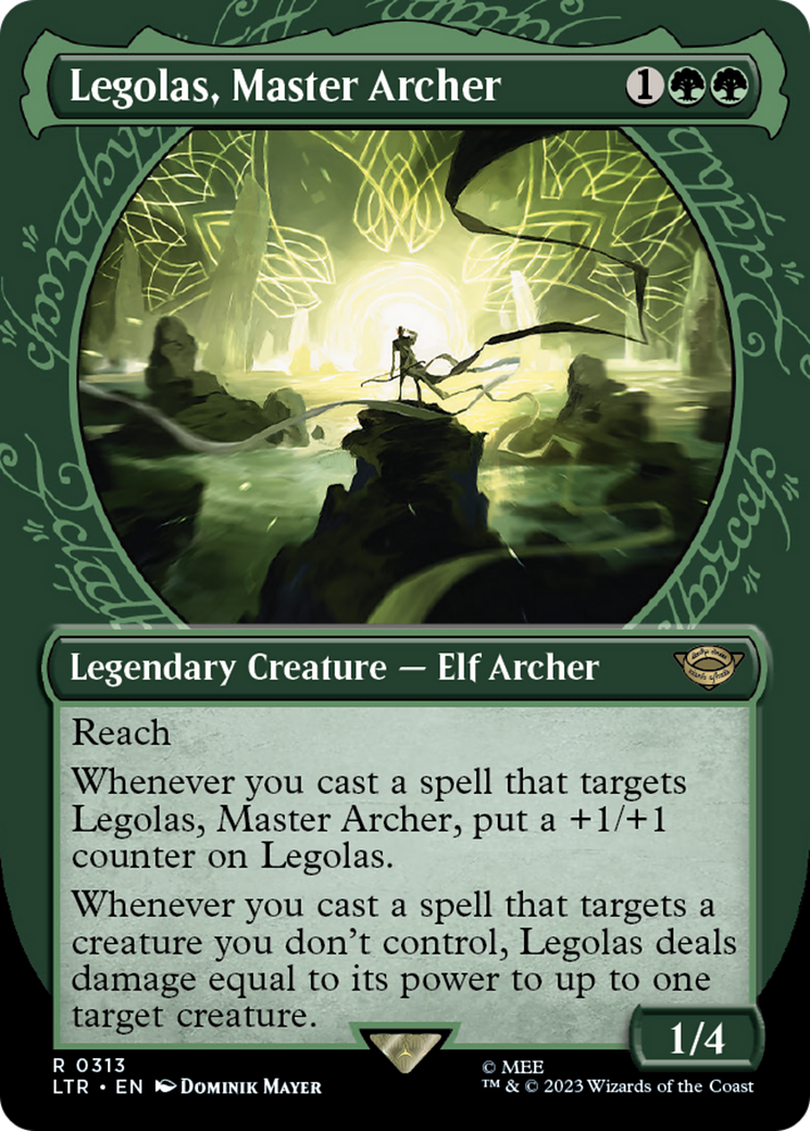 Image of Legolas, Master Archer (Showcase Ring Frame) [The Lord of the Rings: Tales of Middle-Earth]