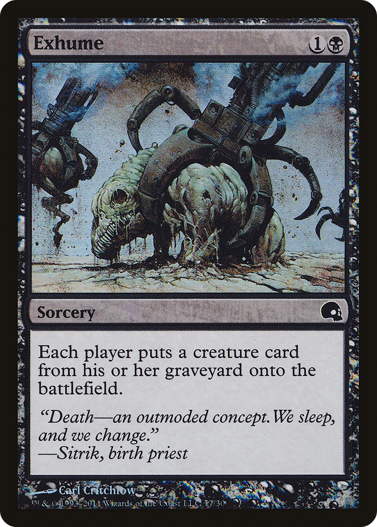 Image of Exhume [Premium Deck Series: Graveborn]