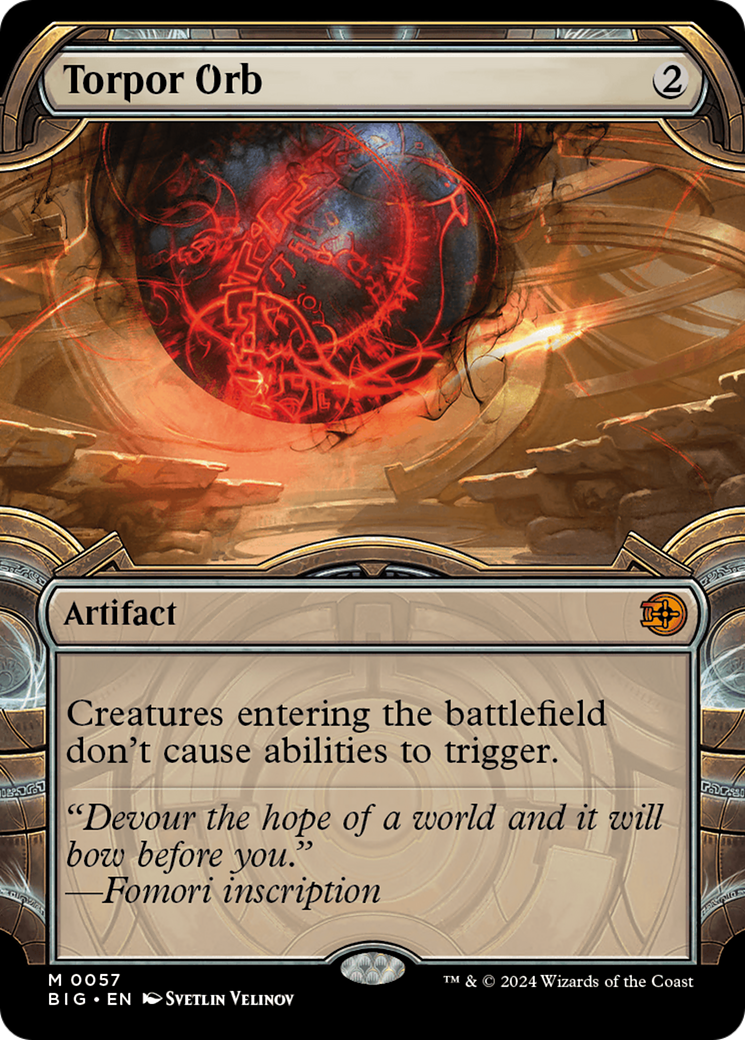 Image of Torpor Orb (Showcase) [Outlaws of Thunder Junction: The Big Score]