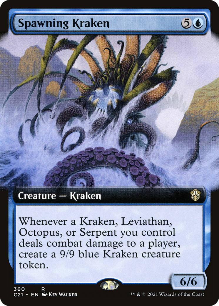 Image of Spawning Kraken (Extended Art) [Commander 2021]