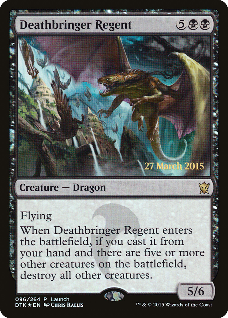 Image of Deathbringer Regent (Launch) [Dragons of Tarkir Prerelease Promos]