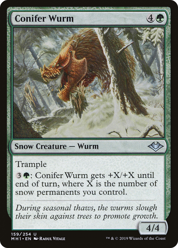 Image of Conifer Wurm [Modern Horizons]