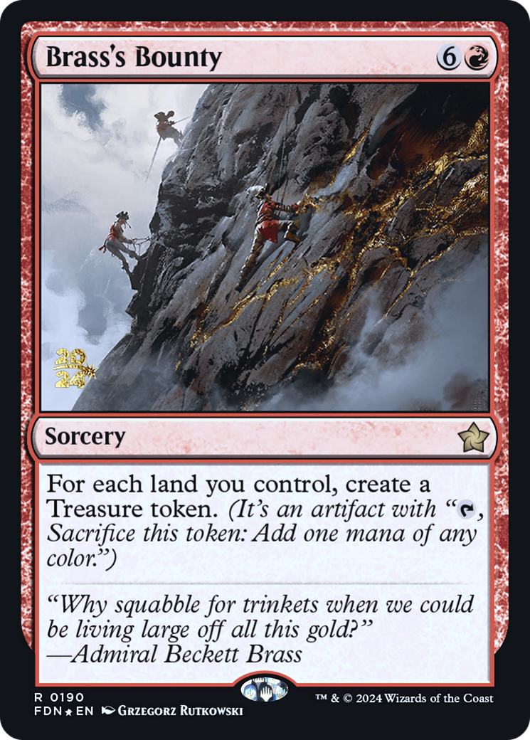 Image of Brass's Bounty [Foundations Prerelease Promos]