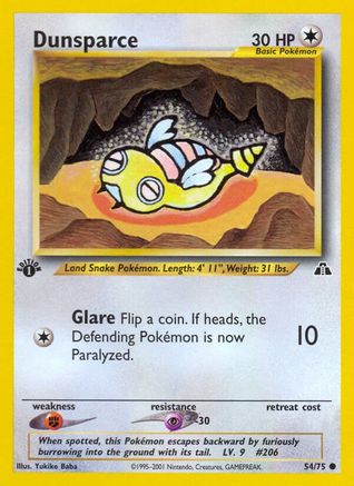 Image of Dunsparce (54/75) [Neo Discovery 1st Edition]