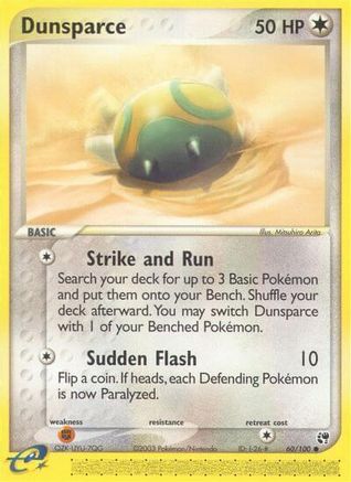 Image of Dunsparce (60/100) [EX: Sandstorm]