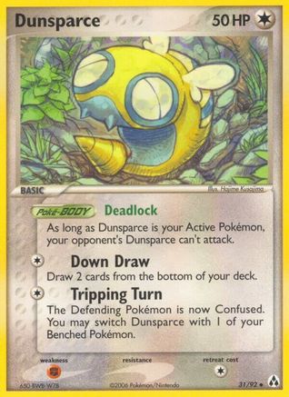 Image of Dunsparce (31/92) (Stamped) [EX: Legend Maker]