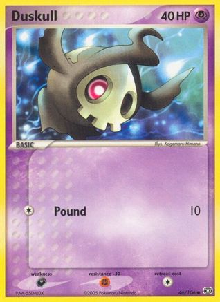 Image of Duskull (46/106) (Stamped) [EX: Emerald]