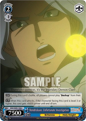 Image of Hendrickson: Unfortunate Investigation [The Seven Deadly Sins: Revival of The Commandments]