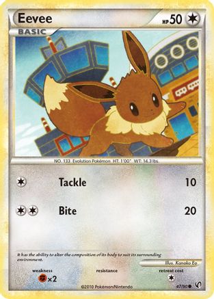 Image of Eevee (47/90) [HeartGold & SoulSilver: Undaunted]