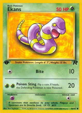 Image of Ekans (56/82) [Team Rocket 1st Edition]