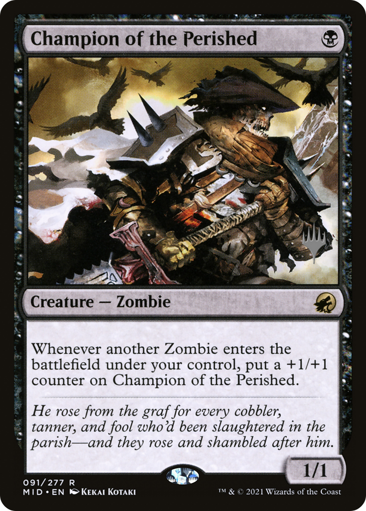 Image of Champion of the Perished (Promo Pack) [Innistrad: Midnight Hunt Promos]