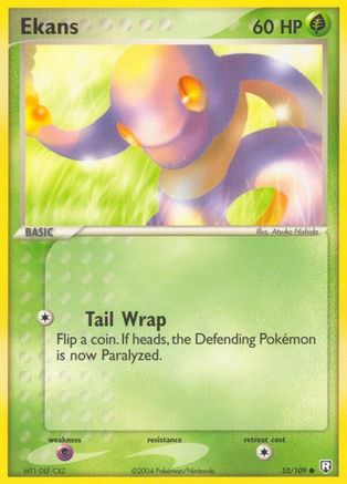 Image of Ekans (55/109) (Stamped) [EX: Team Rocket Returns]