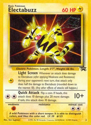Image of Electabuzz [Wizards of the Coast: Black Star Promos] Brand New Sealed