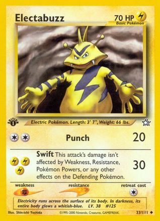 Image of Electabuzz (33/111) [Neo Genesis 1st Edition]