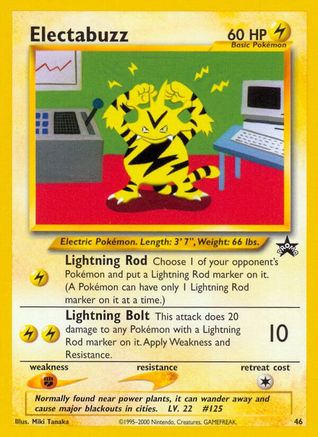 Image of Electabuzz (46) [Wizards of the Coast: Black Star Promos]