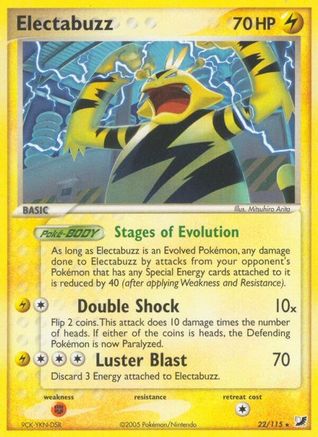 Image of Electabuzz (22/115) (Stamped) [EX: Unseen Forces]