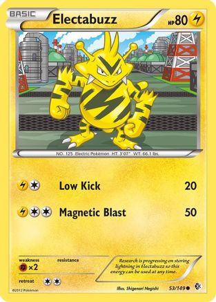 Image of Electabuzz (53/149) [Black & White: Boundaries Crossed]