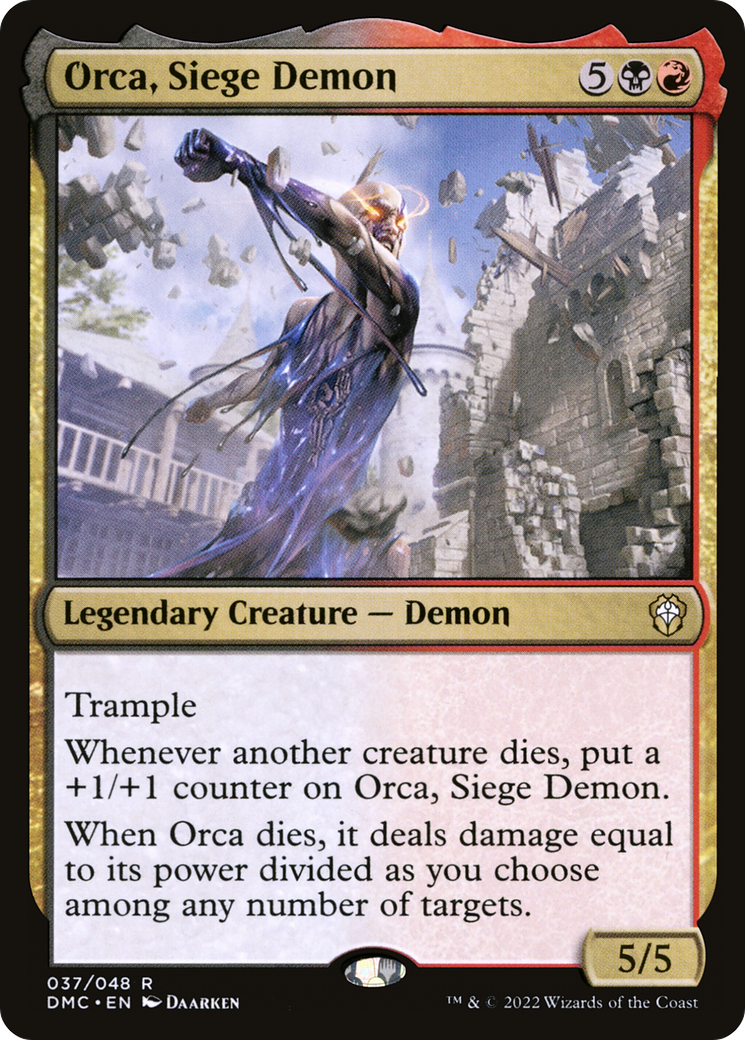Image of Orca, Siege Demon [Dominaria United Commander]