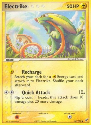 Image of Electrike (60/107) (Stamped) [EX: Deoxys]