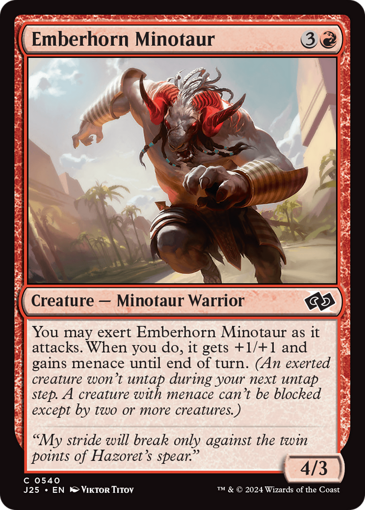Image of Emberhorn Minotaur [Foundations Jumpstart]